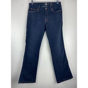 7 for all mankind Jeans Lexie KImmie Bootcut Dark Wash VTG Size 26x27  (1180)